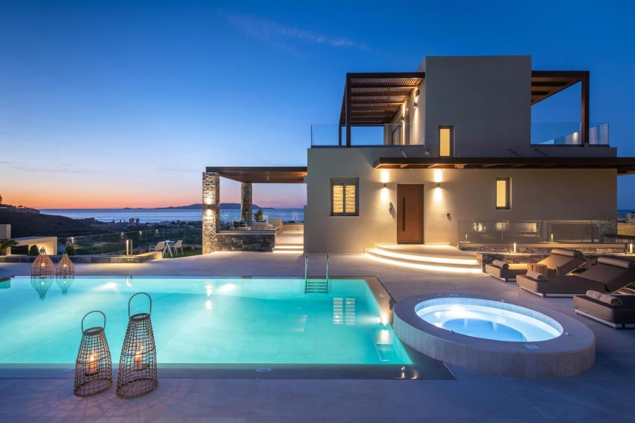 Kymo Instyle Villa - Sea View Private Pool Jacuzzi Kokkini Hani Exterior foto