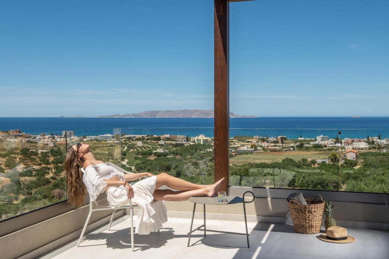 Kymo Instyle Villa - Sea View Private Pool Jacuzzi Kokkini Hani Exterior foto